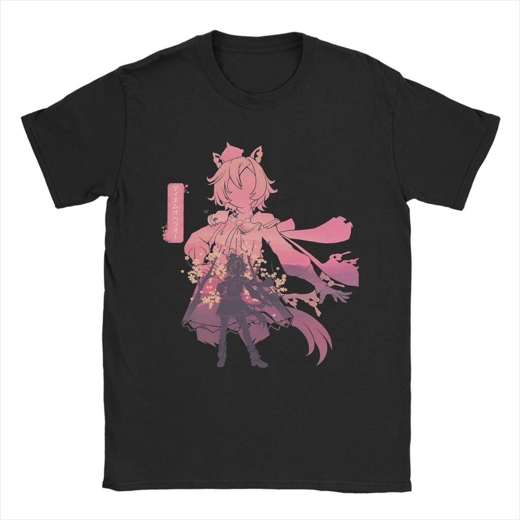 Silence Suzuka Uma Musume Anime T Shirts Unisex Cotton Funny TShirts O Neck  Tee Shirt Short Sleeve Clothes 6XL