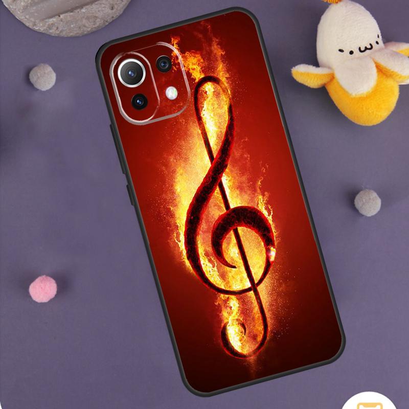 Treble Clef Music Note Case For Xiaomi 15 Ultra 14 13T 14T 15T 17 Pro Max POCO F8 Ultra F5 F6 F7 X5 X6 X7 Pro Cover