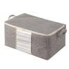 Extra-Large Foldable Storage Bag Portable Freestanding Organizer for Clothes Blankets  Bedding Storage