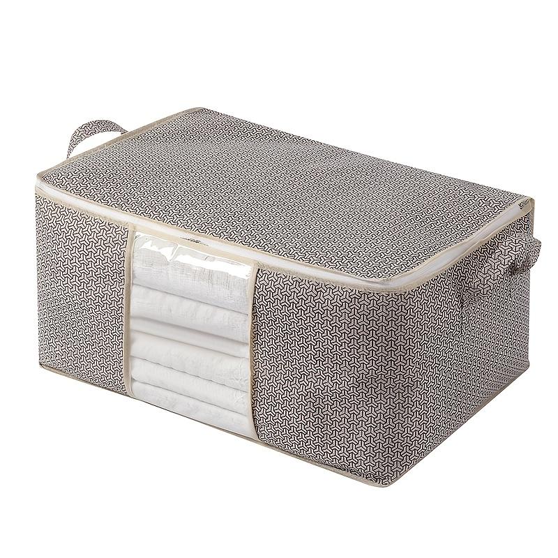 Extra-Large Foldable Storage Bag Portable Freestanding Organizer for Clothes Blankets  Bedding Storage