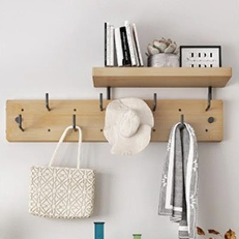 Bedroom Clothing Storage Wall Clothes Hanger Space Saving Home Organization Wall Mounted Kitchen Towels Clothes Hats Toilet