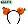 1-20PCS Halloween Funny Hair Bands Cos Pumpkin Headband Headwear Girl Prank Hair Clip Cute Elf Hair Clip Decoration