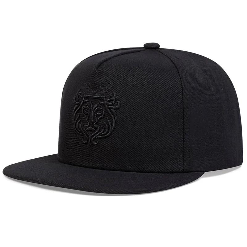 Hip-Hop Stitching Embroidered Crown Lion Neutral Gender Women Men For Hats Spring Autumn Outdoor Adjustable Casual Baseball Caps Trucker Sunscreen