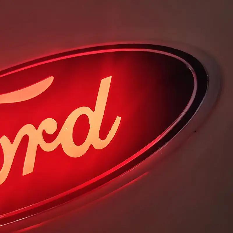 Car Sticker Ford New 2025 Hot 23*9cm Suitable for Ford Mondeo modified pickup truck F150 RANGER LED light 4D logo