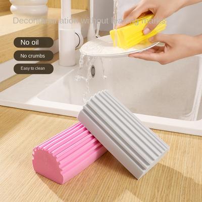 Damp Clean Duster Sponge Dusting Wet Duster Powder Cleaning Sponge Dust Removal Dusters for Home Car Kitchen Bathroom Scrub