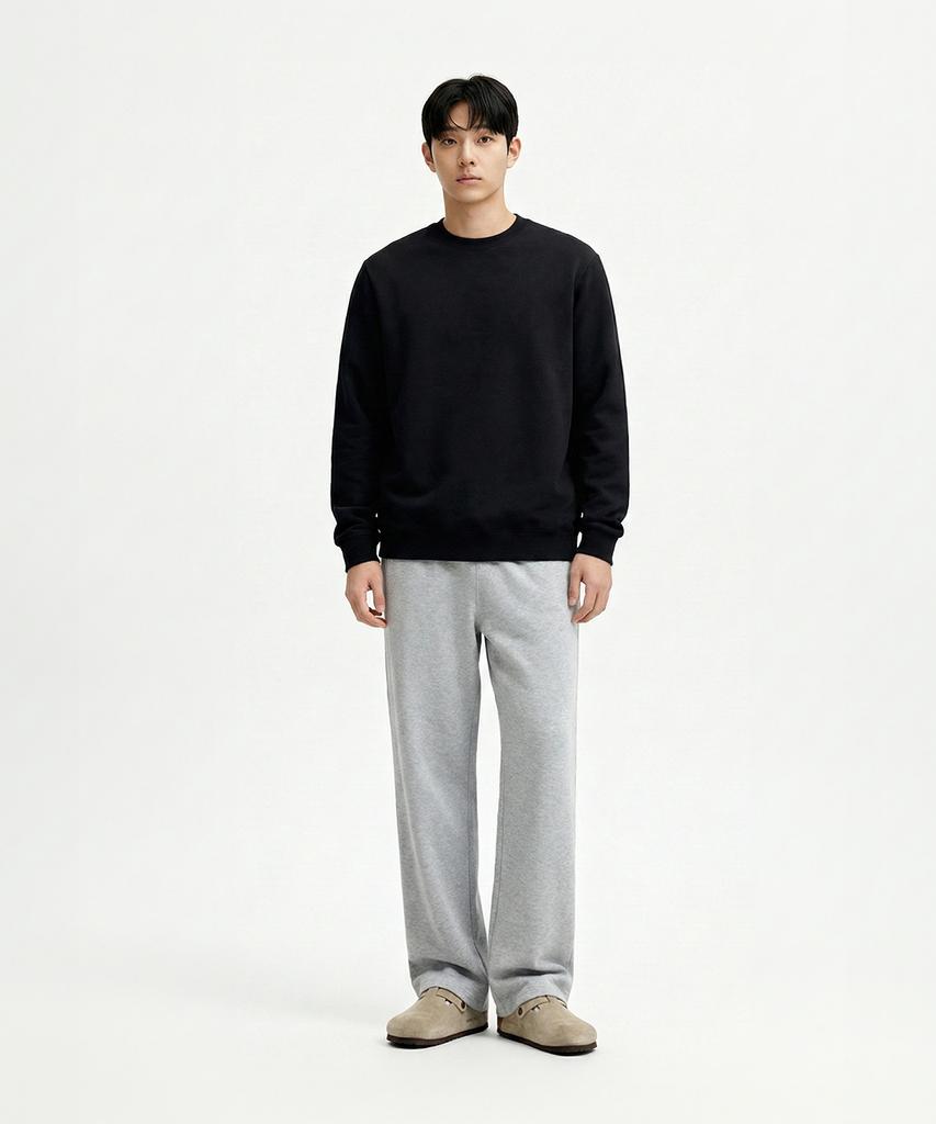 OKSTAR Jollinkkamnyang Embroidered Semi-Wide Sweatpants