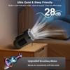 Portable Waist Clip Fan Wearable Mini USB Rechargeable Hanging Fan For Outdoor Working Double Air Outlet Waist Fan 20000Mah