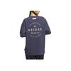 Adidas Alphabet Print Sports Casual Short Sleeve T-Shirt Women Tops Teal IS7407