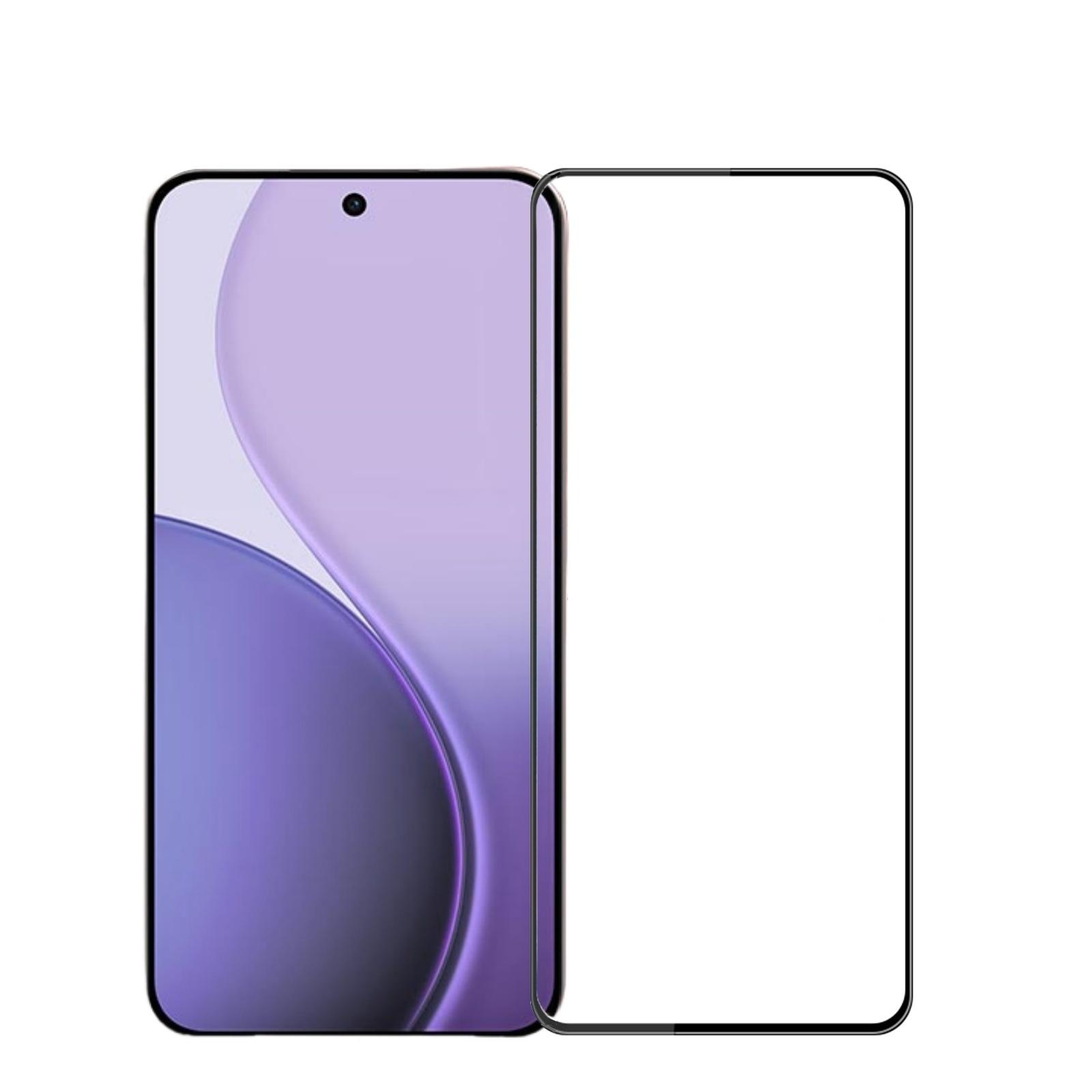 

For Oppo Reno14 F 5G Tempered Glass Film PINWUYO Explosion-proof 9H 3D Full Screen Protector Black