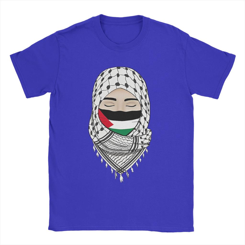 Palestina Gaza Palestinská vlajka Tričko Letní trička Dospělé Bavlna O-výstřih 4XL 5XL 6XL Top Trička Krátký rukáv Úžasné tričko