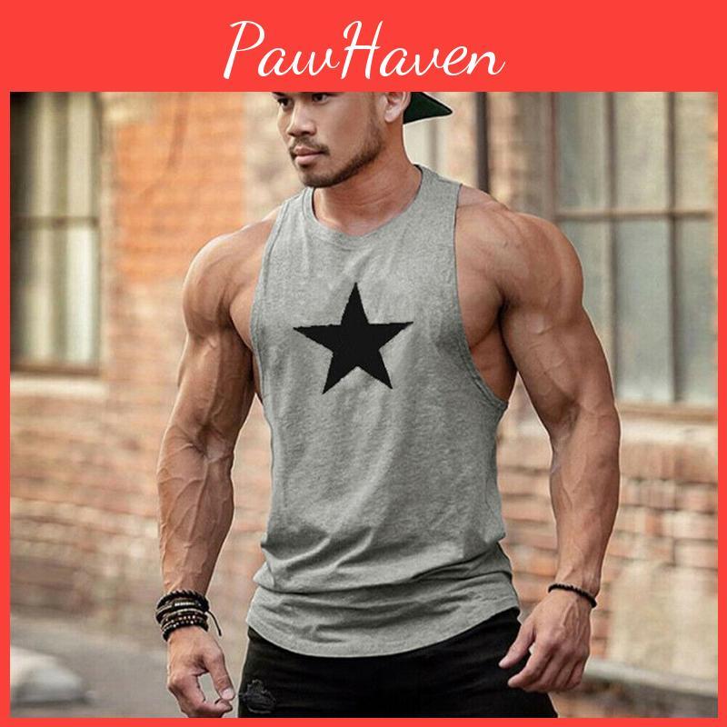 Classic Men Bodybuilding Stringer Tank Top Gym Workout Tee Vest Sleeveless Muscle Shirt For All Seasons