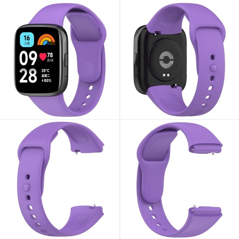 Watch Bands For Redmi Watch3 Lite Active Women Men Girls Soft Silicone Wristbands Replacement Strap
