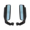 Motorcycle Mirrors 4.9x11.9cm Square Anti Glare Rearview Side Wing Mirror Universal Fit for Motorbikes
