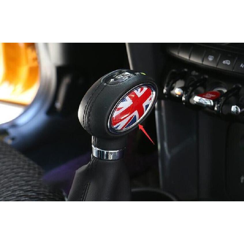 Cover Trim For Mini Cooper Countryman F60 Union Jack Inner Gear Shift Knob Decor