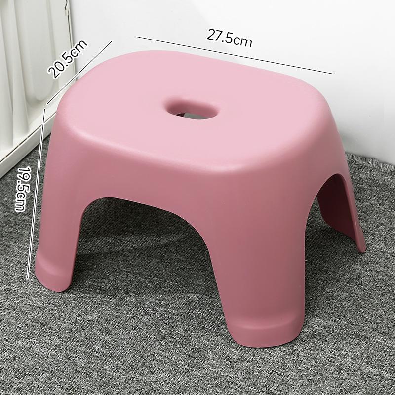 Kids' Cartoon Non-Slip Plastic Stool for Bathroom and Living Room