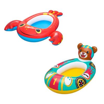 Bestway Baby Inflatable Boat - Lobster Bear - Blue/Yellow/Red - Inflatable - Swimming