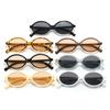 Oval Shape Sunglasses Women Korean Style UV Protection Sun Glasses Men Campus Style Students Sunglass