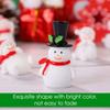 NOLITOY Set of 3D Resin Snowman Christmas Miniature Christmas Decorations for and Other Christmas Random Style 13-Piece Figurines, Ornaments, Home,