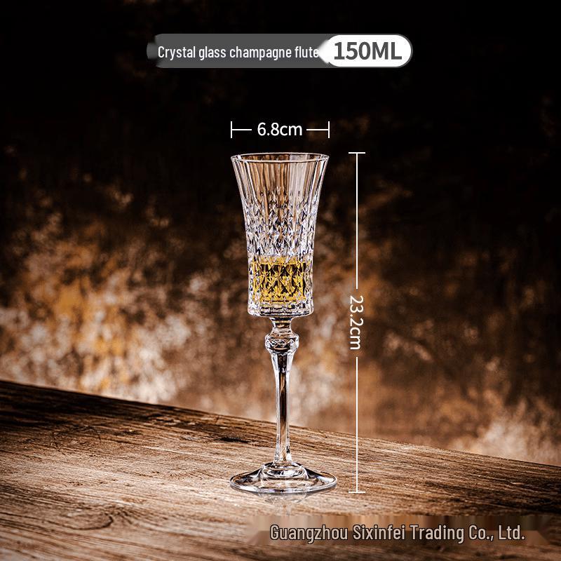 MDNG Diamond Crystal Stemmed Glass