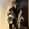 Women Fashion Cashmere Thick Loose Jackets Fall Winter Lamb Wool Coat Casual Warm Classic Vintage Outerwear
