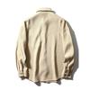 Japan fashion Retro Waffle Seersucker Long sleeve Shirts Men's 2024 New Spring and Autumn Foreign Trade Men's Casual Shirt