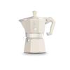 Bialetti Moka Exclusive Stove-Top Coffee Maker 3 Cups Cream