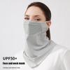 Half Face Mask Mesh Face Mask Uv Protection Neck Protector Summer Thin Sunshade Sports Windproof Cycling Mask