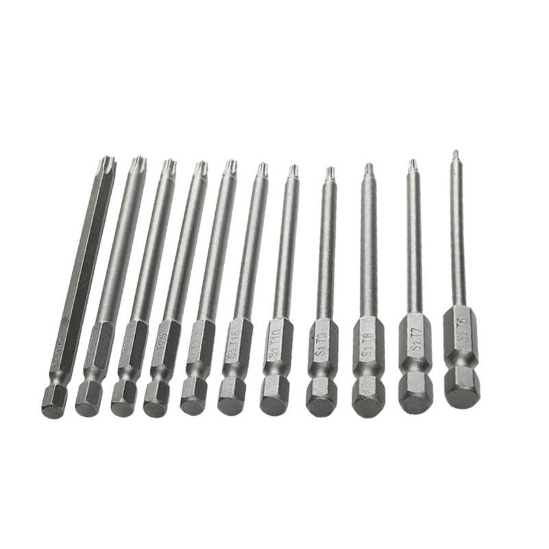 11pcs Screwdriver Head T6-T40 Replace Screws Security