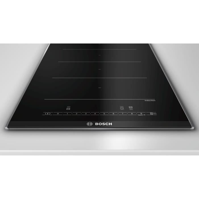 Domino Vitrocéramique BOSCH PXX375FB1E - 2 Foyers Induction - Zone FlexInduction - DirectSelect