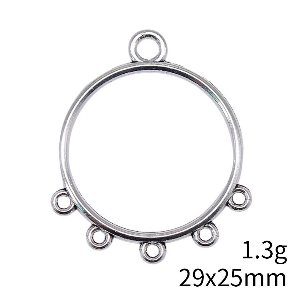 Graduation Accessories Women Round Multi-Hole Earring Connector Accessories Parts Clearance Sale Items Accessories For Girls