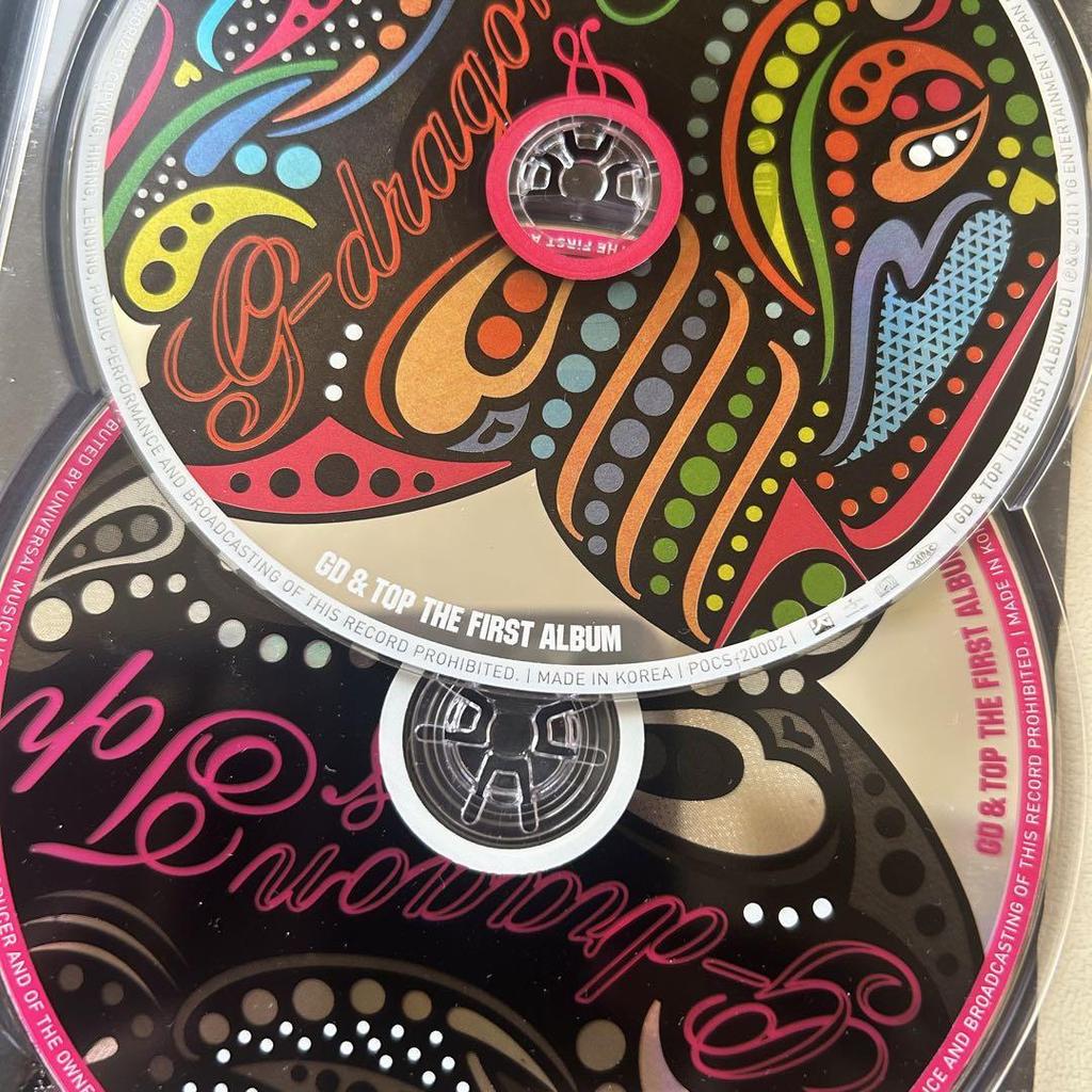 [USED] Price Reduced BIGBANG GD&TOP 1st ALBUM CD+DVD