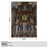 Rose Wood England Bath Abbey Pipe Organ Throw Blanket For Sofa Furry Blankets