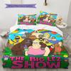 The Big Lez Show Forest Scene 3 Pieces Bedding Set, Cartoon Character Duvet Cover & Pillowcases