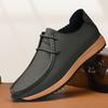 Fashion Texture Handmade Soft Comfortable Invisible Height Increase Small and Large Shoes 35-47 Casual Slip on Non-slip Men Oxford Shoes