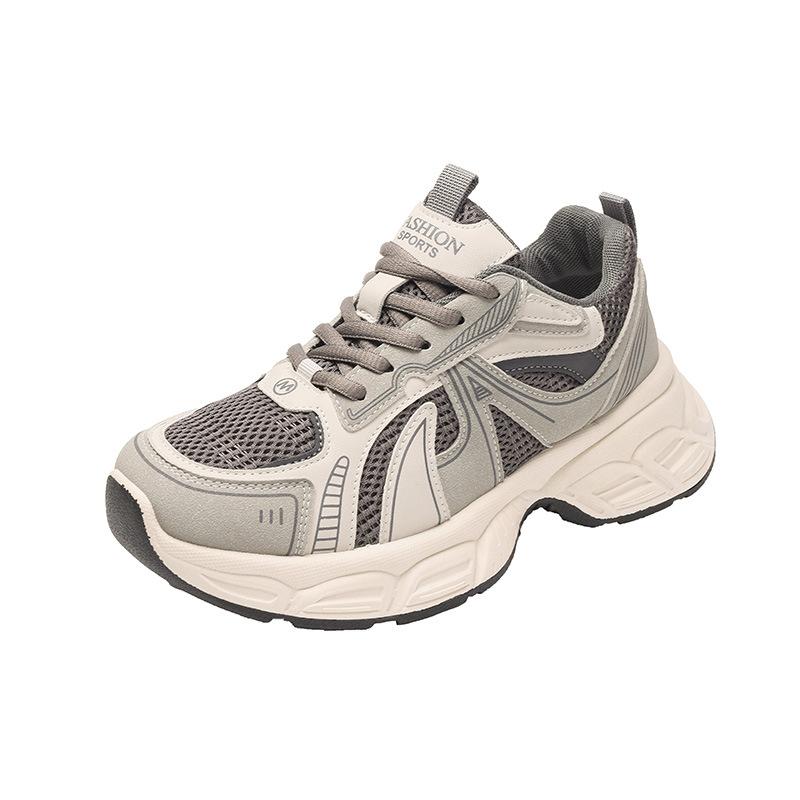 Internet celebrities with super fire platform dad shoes explosion increased 2025 new spring versatile niche casual sports shoes