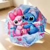 Lilo Stitch 8 Ribs 3Fold Black Glue Uv Protection Umbrella Sun Protection Rainproof Compact Folding Umbrella For Travel Daily Use C924652