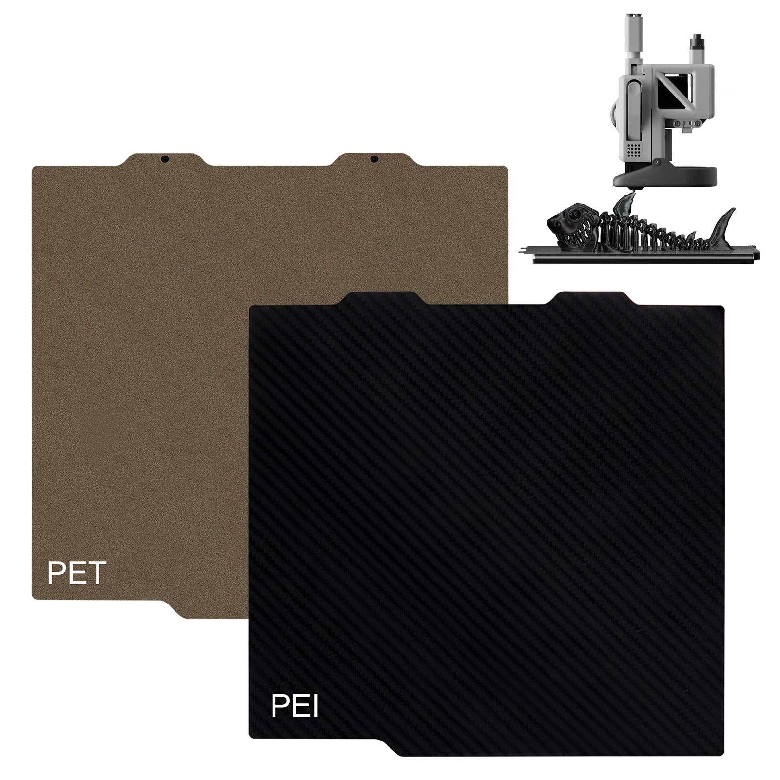 

184x184mm Double Sided PEI PET Coated Elastic Steel Plate Household Model Forming Equipment Heating Base Replacement Board