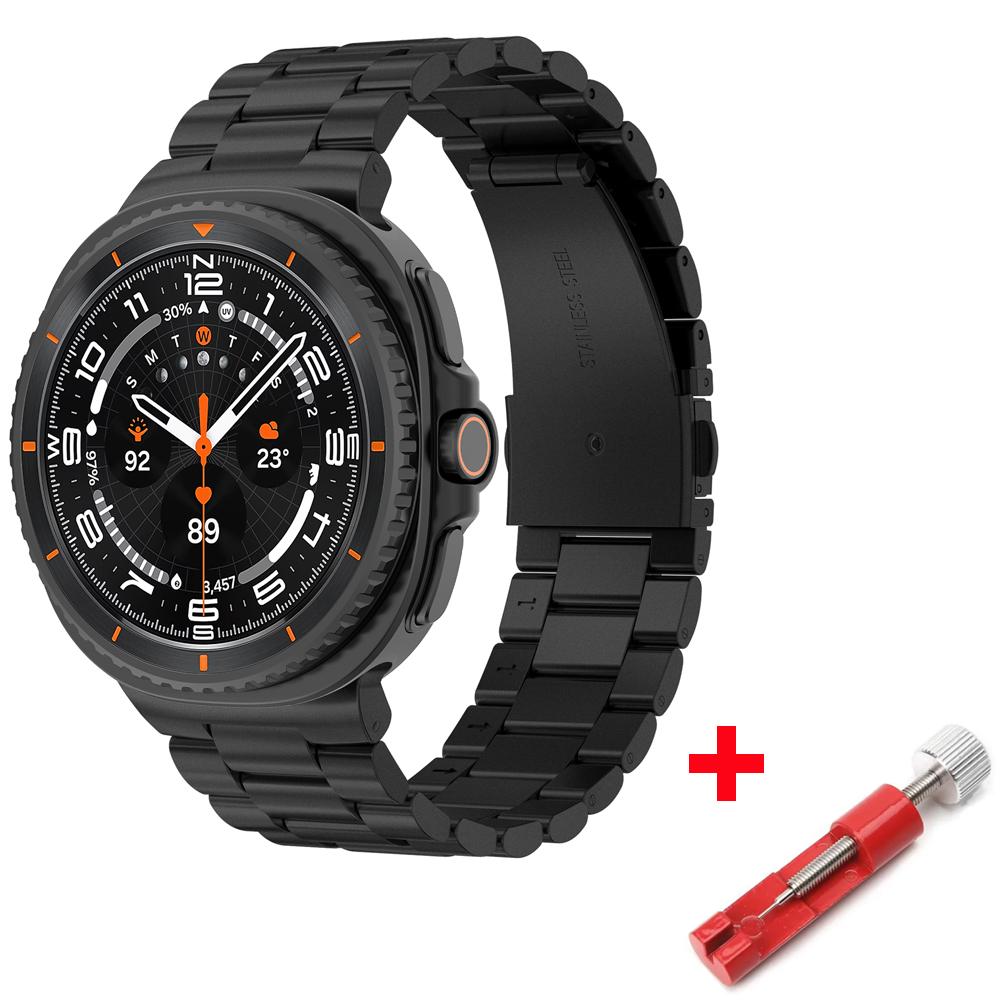 Luxury band for Samsung Galaxy watch 8 strap 40mm 44mm Stainless Steel Metal Bracelet correa Samsung galaxy watch 8 classic 46mm