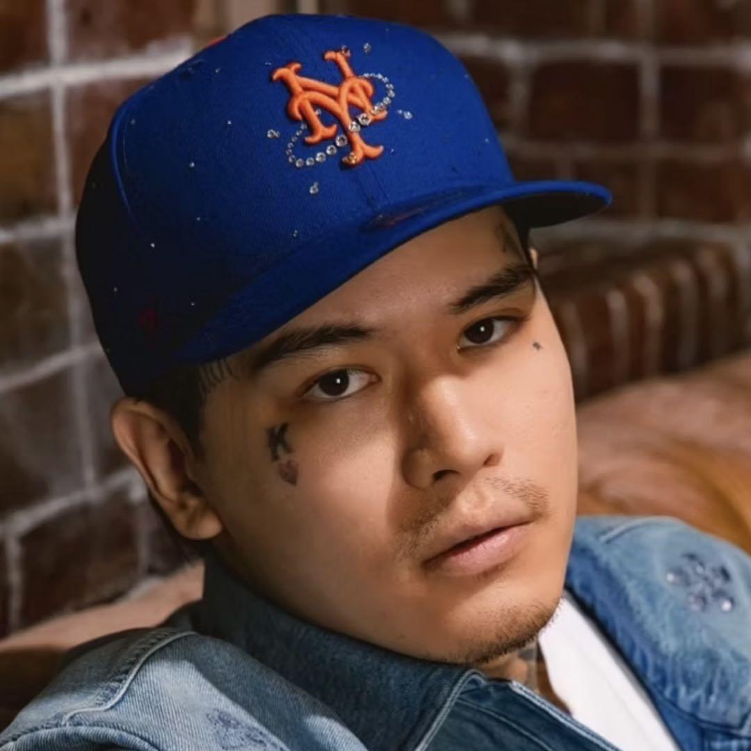 

[USED] Super rare! NY New York Mets Jewel Bling Stone New Era Yzerr