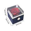 Rose Ring Box Everlasting Flower Case Multifunctional Luxury Preserved Rose Ring Box for Wedding Proposal Ceremony Valentine's