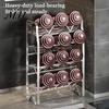 Stainless Steel Seasoning Rack Spice Rack, 2/3/4 Tier Condiment Organizer for Multi Layer Countertop, Multi-purpose Multi-Layer Bottle Holder Kitchen