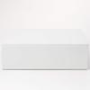 MUJI Recycled Polypropylene Small Item Storage Case, Medium, 2 Drawers, White Gray - Approx. W26 x