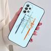Sword Art Online Kirito and Asuna Phone Case For Samsung S25,S24,S21,S22,S23,S30,Ultra,S20,Plus,Fe,Soft Silicone Black Cover