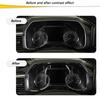 Chrome Dashboard Meter trument Box Panel Frame Cover Trim for Ford F150 +