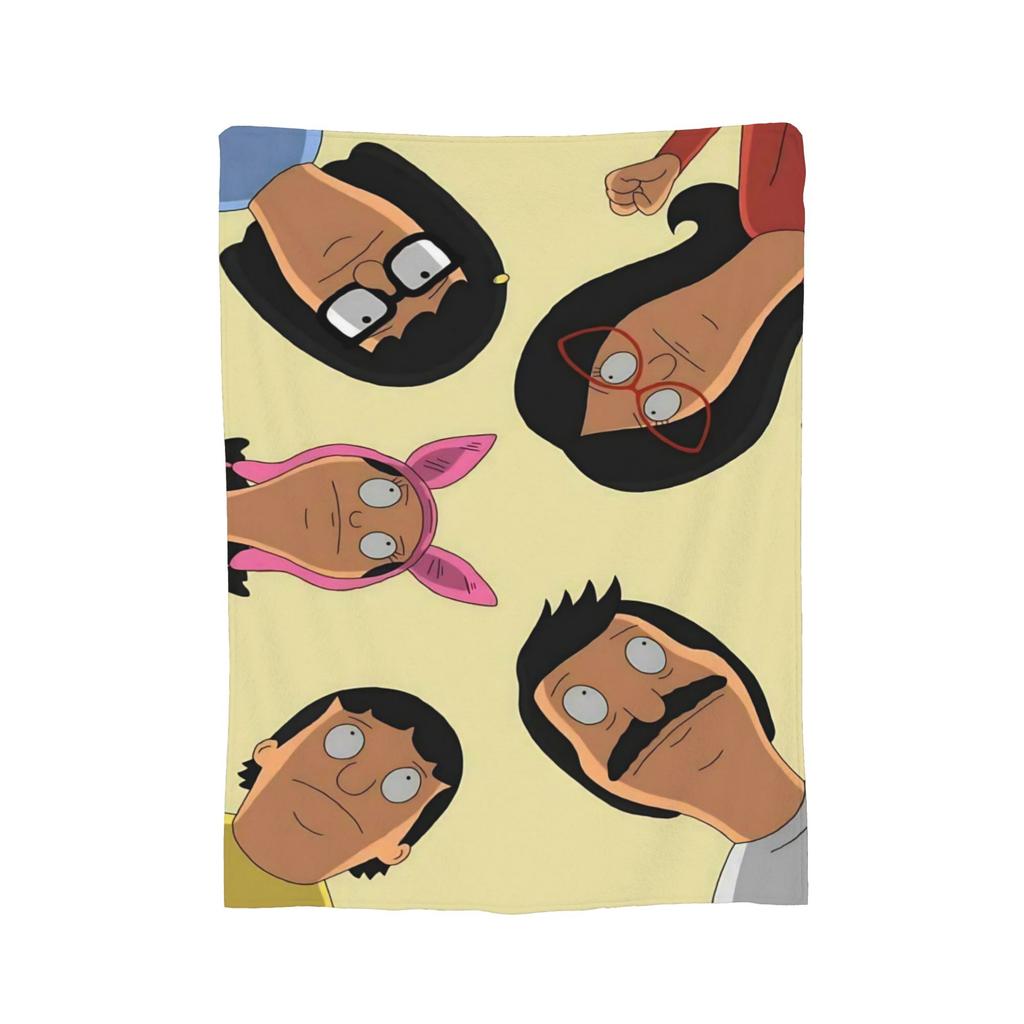B-Bob Burgers Thanksgiving  Blanket Multiple Sizes Super Soft and Warm  Throw Blankets for Sofa Couch and Bed