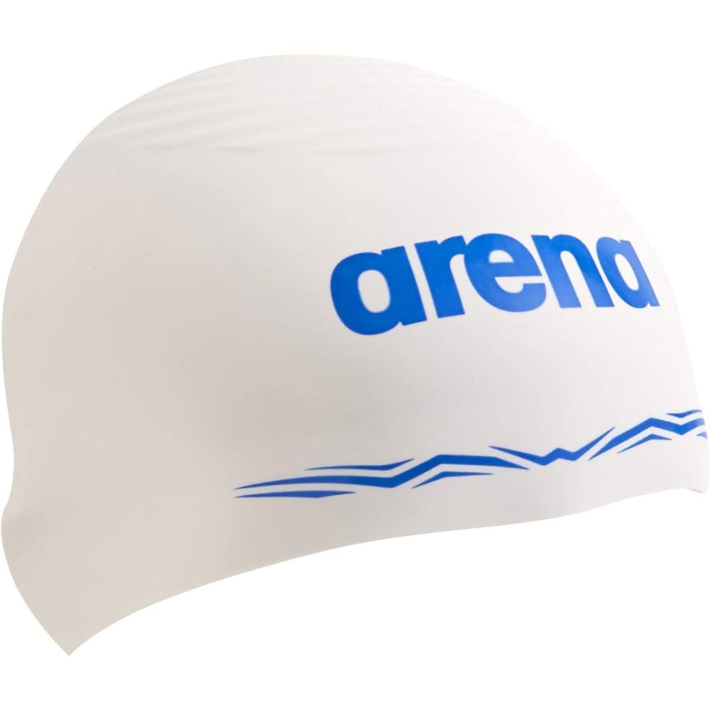 Arena Aqua Force Wave Swim Cap M Size Silicone Unisex Competitive Swimming Cap