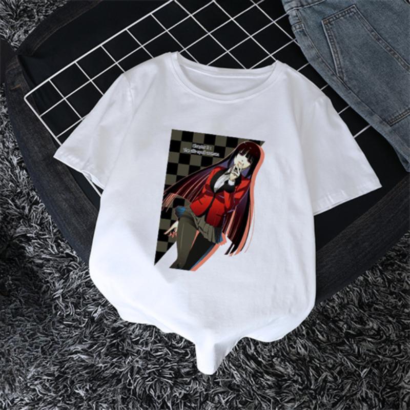 Y2K Summer European and American Street Fashion Anime Printed T-shirt