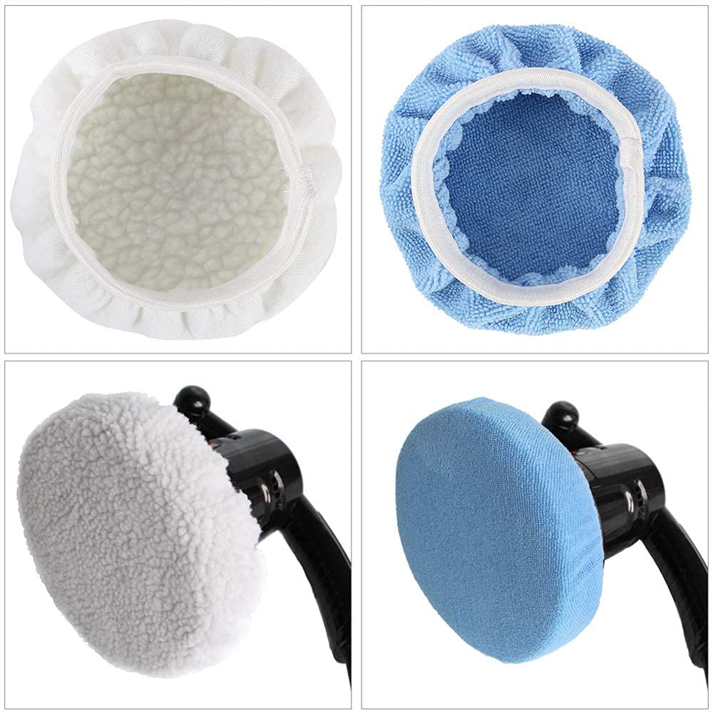 ORFINA Polisher Cover Polishing Pad Set of 12 Polisher Buff Wool 5 to 6