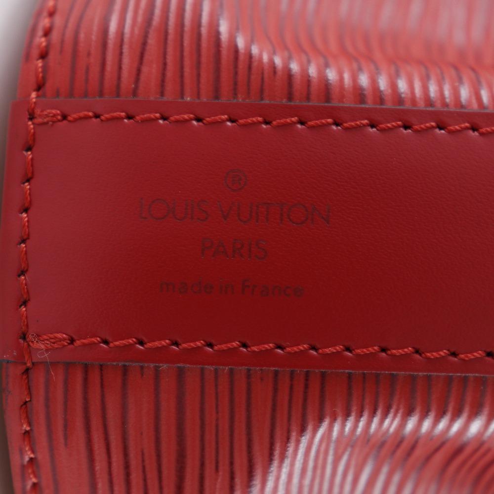 LOUIS VUITTON Sack de Paul Shoulder Bag M80207 Castilian red Red Epi Leather Women Used