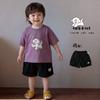 Children's Short-sleeved Boy Baby Versatile Loose Cartoon Puppy Printed T-shirt Summer Top
